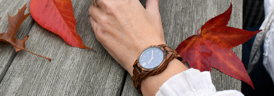 montre en bois