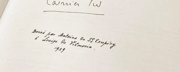 manuscrit courrier sud d'Antoine de Saint-Exupéry